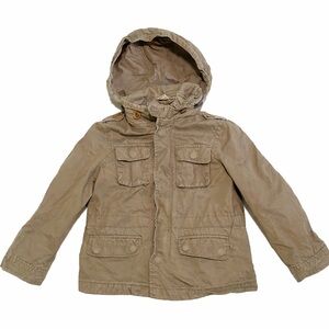 Crewcuts 🟣 Size 4 / 5 Military Style Jacket with Hidden Hood
